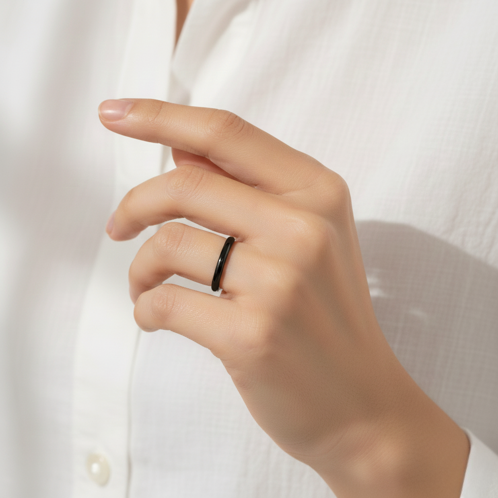 Aurelis Schmaler 2mm Edelstahl-Ring Goldfarben Minimalistisch Stacking-Design Wasserfest Damen