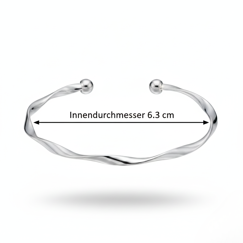 Aurelis Damen Armreif Gedreht Minimalistisch Twist Armspange Offen Verstellbar Goldfarbe